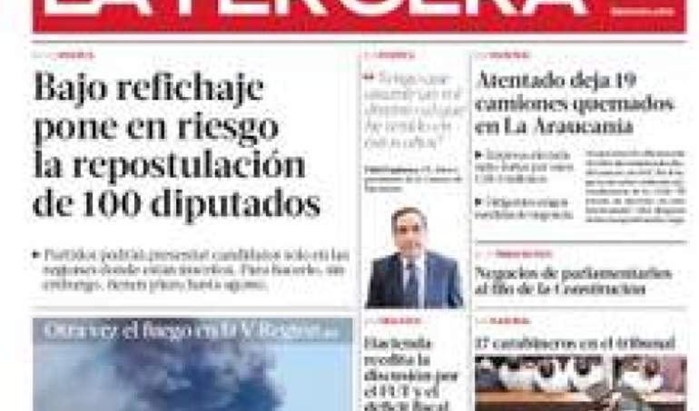 Cesan en su cargo al director del diario La Tercera 