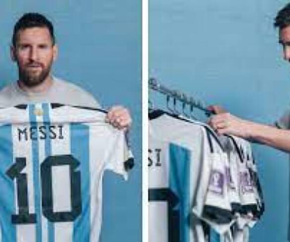 Las camisetas de Messi en el Mundial se subastan por 7,8 millones