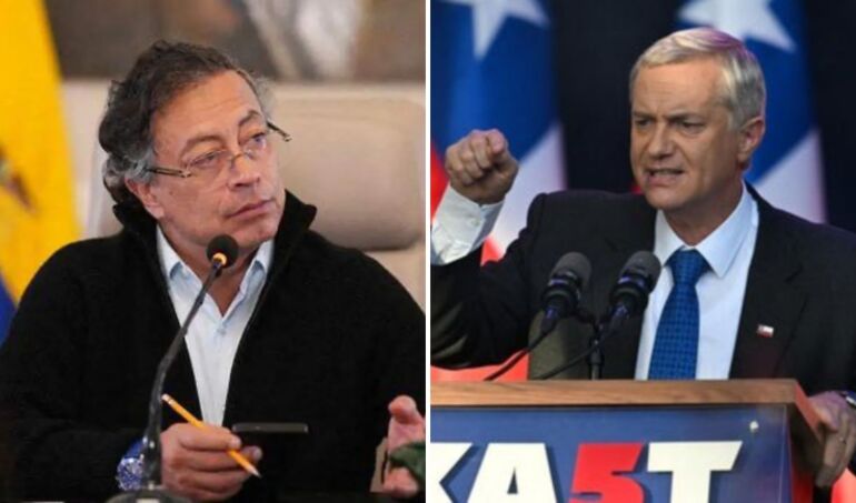Presidente colombiano vuelve a llamar nazi a Kast: "Su instrumento no es solo el miedo, por eso colocan bombas ellos mismos y los narcotraficantes les ayudan"
