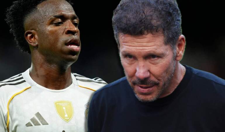 Tensión en el Clásico: Simeone y Vinícius Jr. protagonizan acalorado cruce en la Supercopa de España