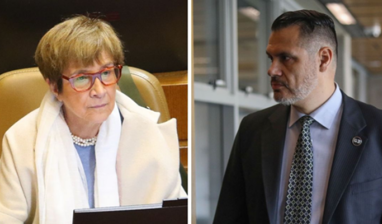 El duro enfrentamiento entre diputada Carmen Hertz y el excarabinero que dejó ciego a Gustavo Gatica, Claudio Crespo: "Vieja tóxica" y "borrego de perfil criminal"