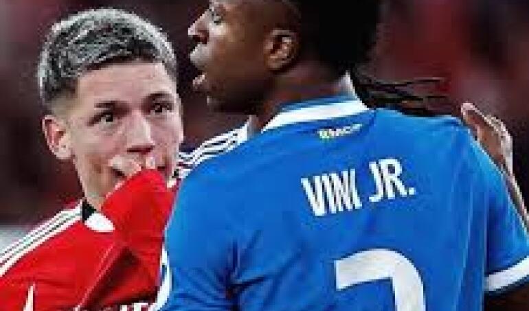 El futbolista argentino Gianluca Prestianni recibe una dura sanción por insultos homófobos contra brasileño Vinícius Júnior