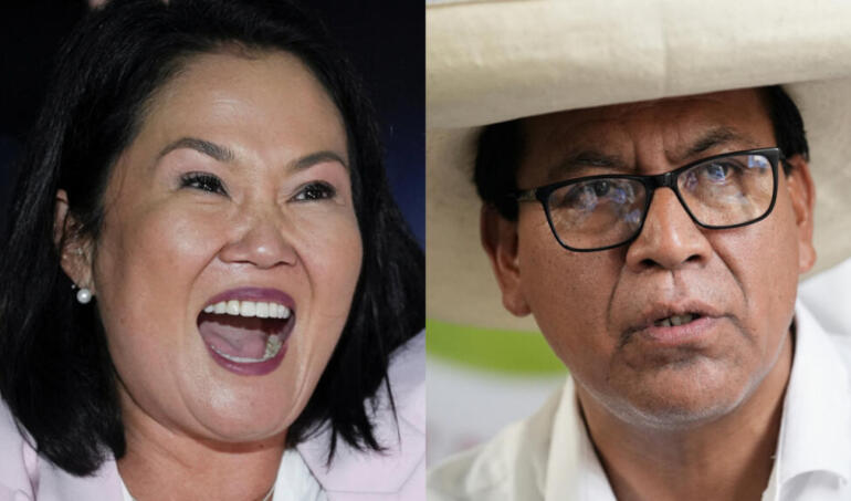 Otro vuelco en elecciones en Perú: Keiko obtiene una estrechisíma ventaja sobre Sánchez con votos del extranjero con más del 98% del escrutinio. 650 votos de diferencia
